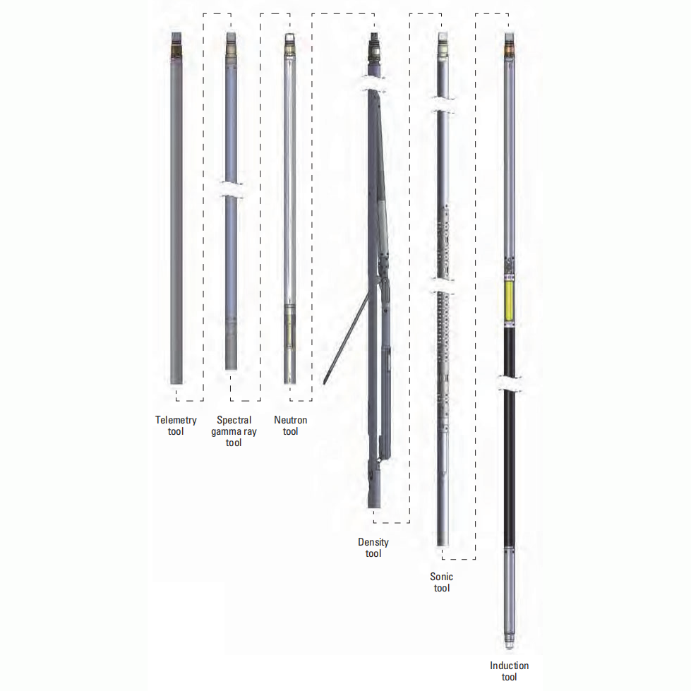 Thru-bit logging tools